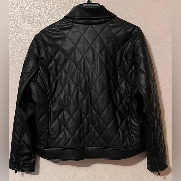 NWT Worthington Quilted Plush Zipper Jacket - size 1X - Picture 2 of 7